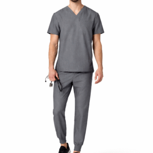 Quick-Dry Medical Scrub Wholesalers for Men’s Spandex Polyester Nurse Scrub Sets