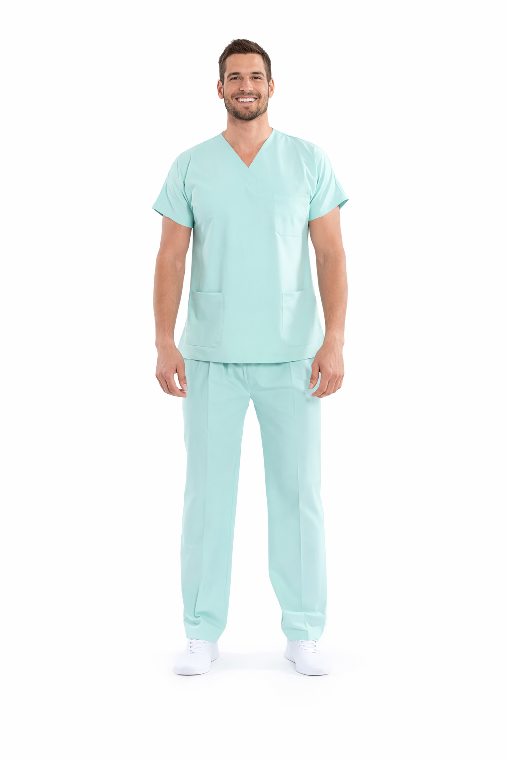 Spandex Jogger Scrub Wholesalers for Men’s Custom Hospital and Dental Clinic Uniform Sets