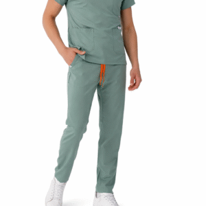 V-Neck Scrub Set Suppliers for Men’s Short Sleeve Medical Uniforms with Pockets