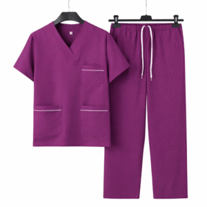 Veterinary Scrub Suppliers for Custom Logo Men’s Polyester Medical Uniform Sets