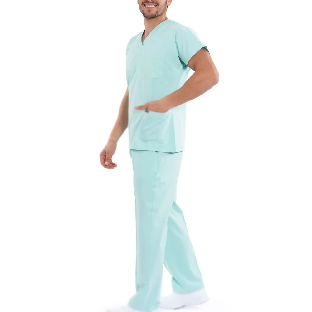 Spandex Jogger Scrub Wholesalers for Men’s Custom Hospital and Dental Clinic Uniform Sets - Image 6