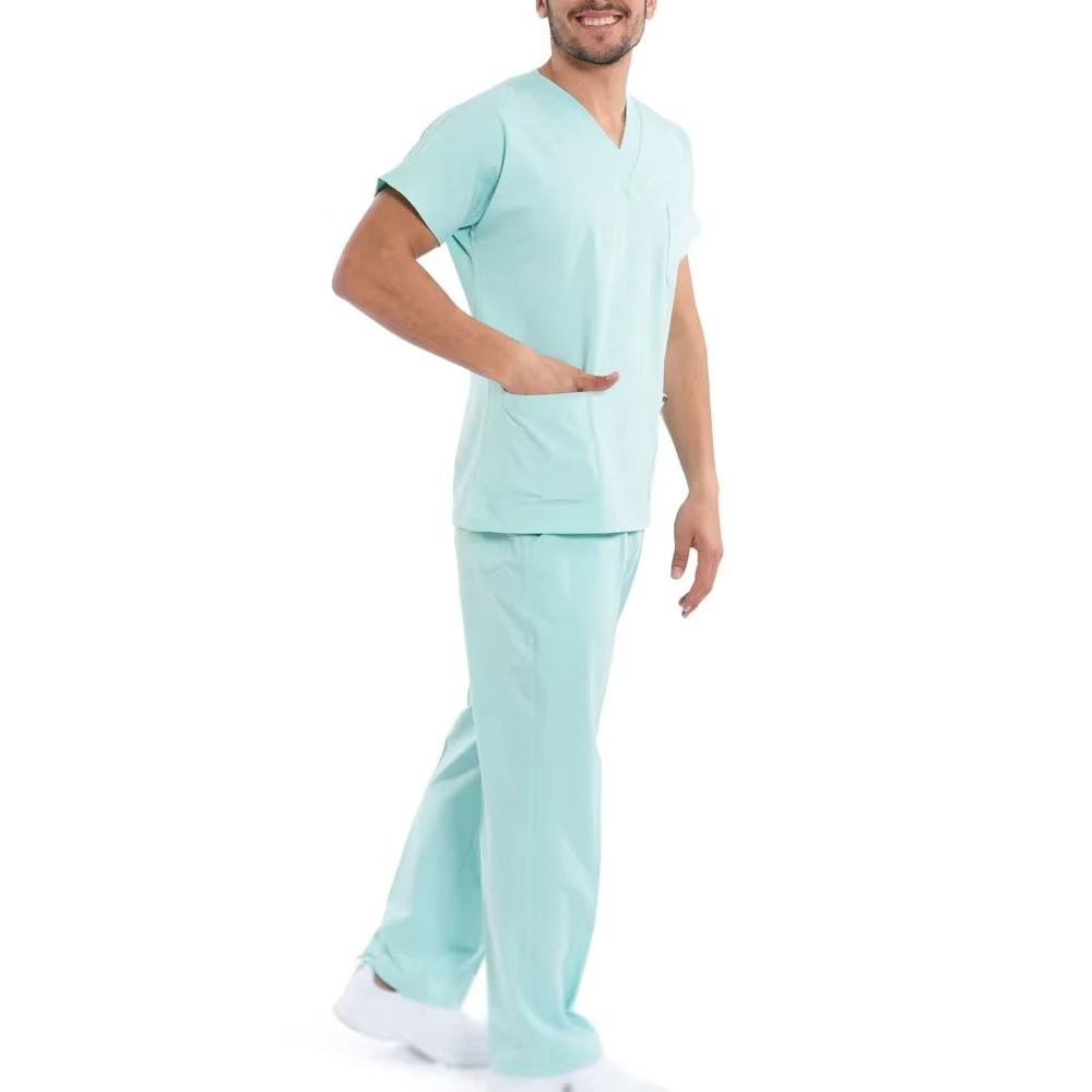 Spandex Jogger Scrub Wholesalers for Men’s Custom Hospital and Dental Clinic Uniform Sets - Image 7