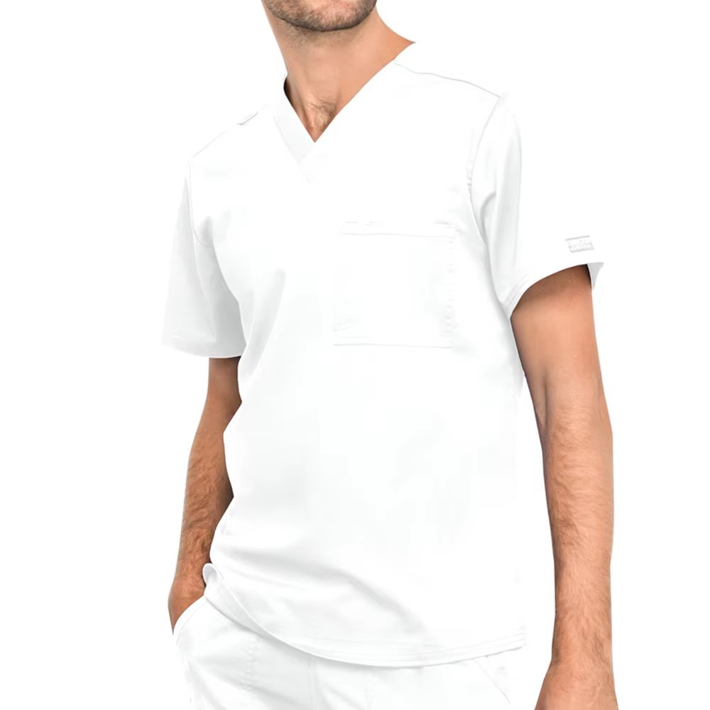 Stretch Fabric Scrub Manufacturers for Men’s Fashionable Hospital Nurse Scrub Suits - Image 4