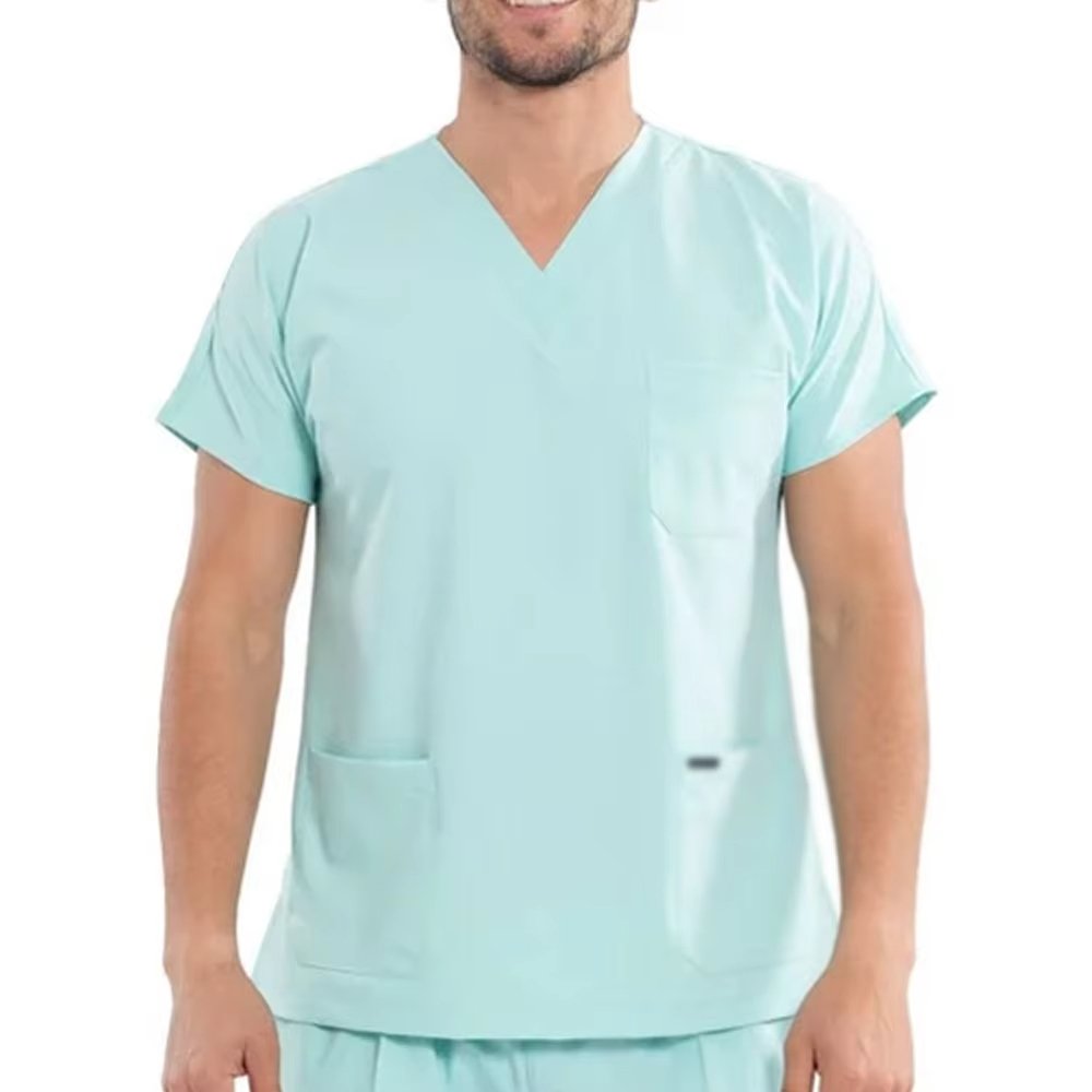 Spandex Jogger Scrub Wholesalers for Men’s Custom Hospital and Dental Clinic Uniform Sets - Image 3