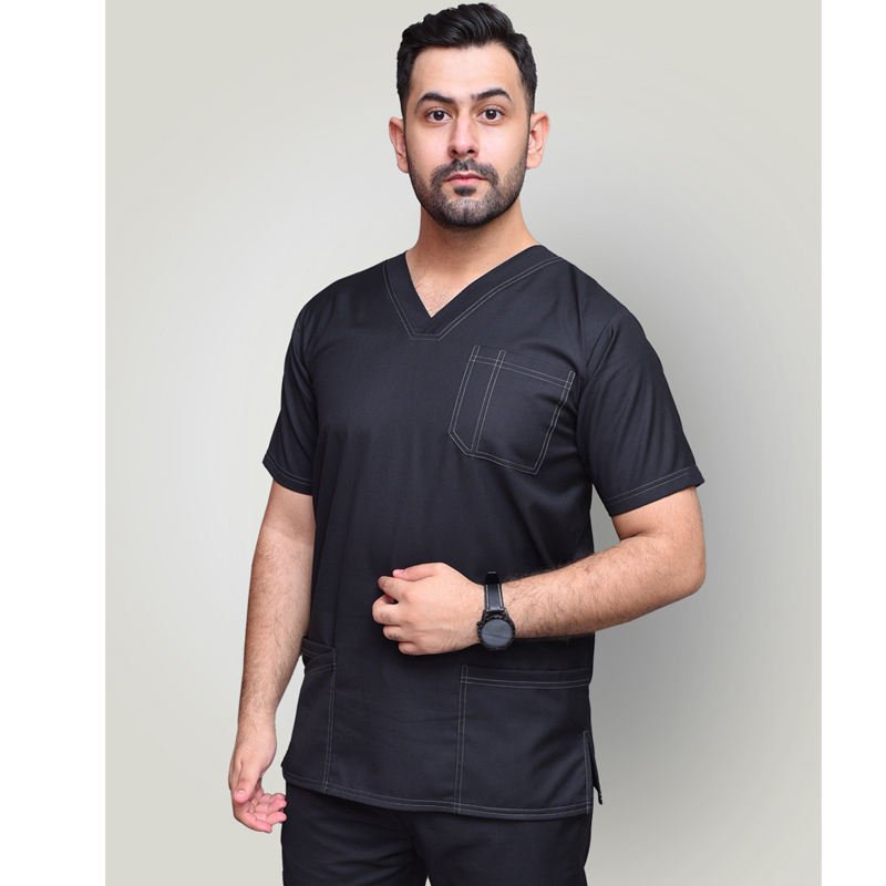 Men’s Medical Scrub Set Exporters for Stylish Short Sleeve Scrubs in Premium Quality - Image 2